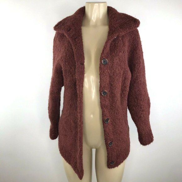 Aritzia Wilfred Oversized Alpaca Cardigan Brown - Picture 7 of 14